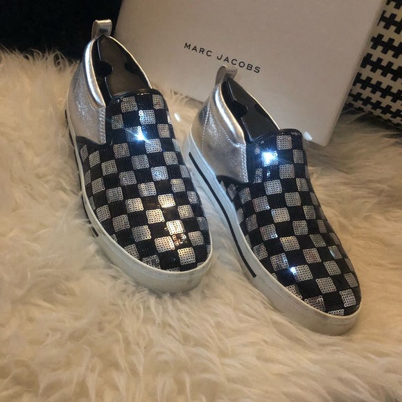 Amazing Marc Jacobs sequin slip on sneakers - Picture 5 of 5